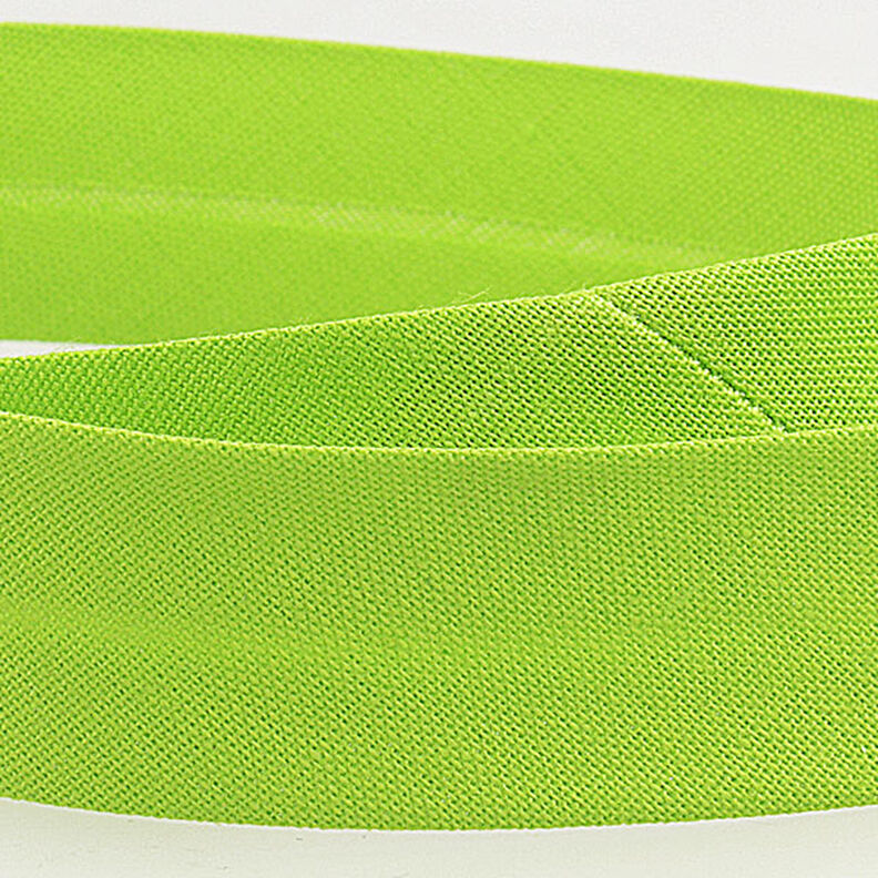 Nastro in sbieco Polycotton [20 mm] – verde mela,  image number 2