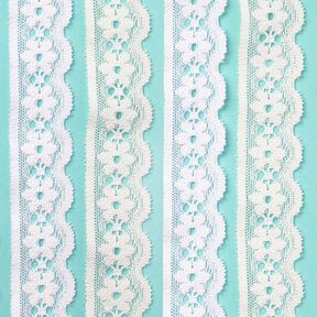 pizzo elastico [27 mm] - bianco sporco, 