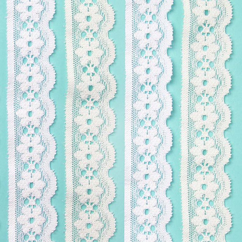 pizzo elastico [27 mm] - bianco sporco,  image number 2