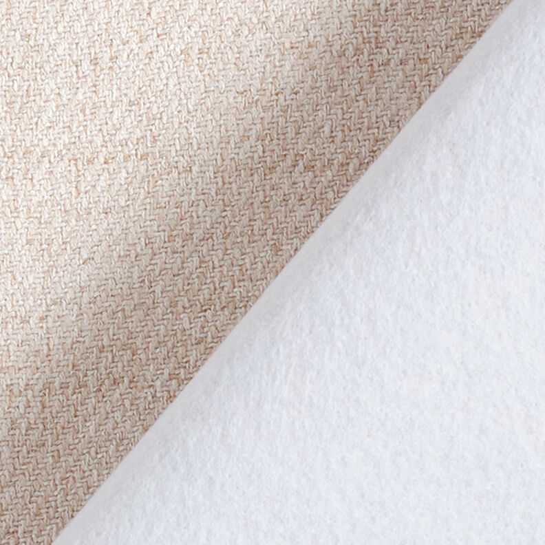 tessuto da tappezzeria effetto tessuto spinato – sabbia,  image number 3