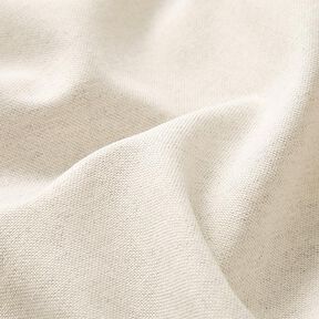 tessuto arredo, mezzo panama chambray, riciclato – grigio nebbia/naturale | Resto 80cm, 
