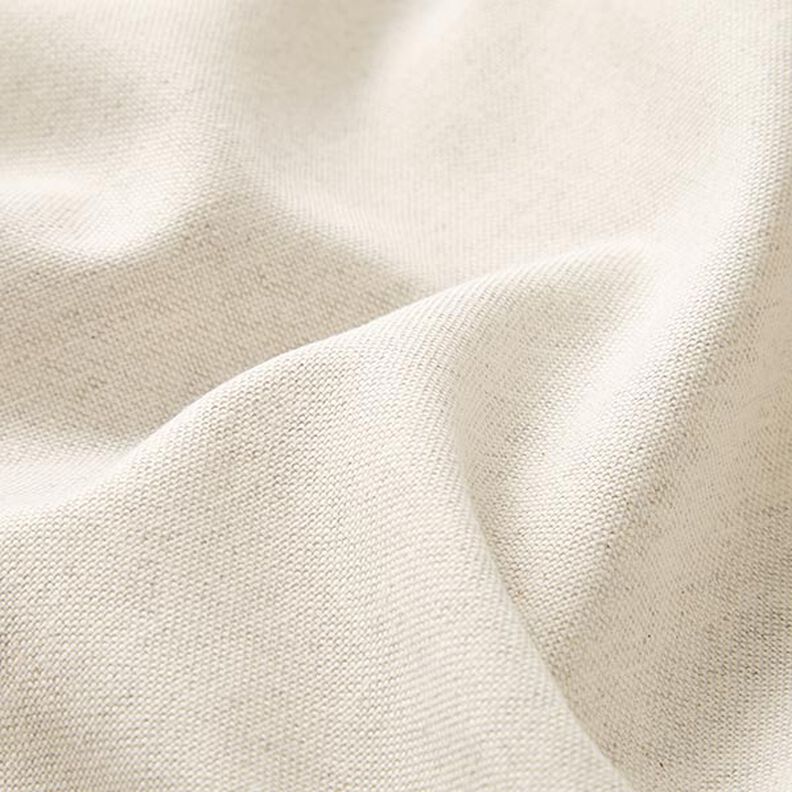 tessuto arredo, mezzo panama chambray, riciclato – grigio nebbia/naturale,  image number 2