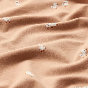 jersey di cotone Pulcino – marrone chiaro, 