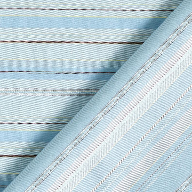 Misto cotone-viscosa a righe – blu-argento,  image number 4