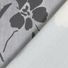 Tessuto viscosa con fiori ad acquerello – grigio,  thumbnail number 4