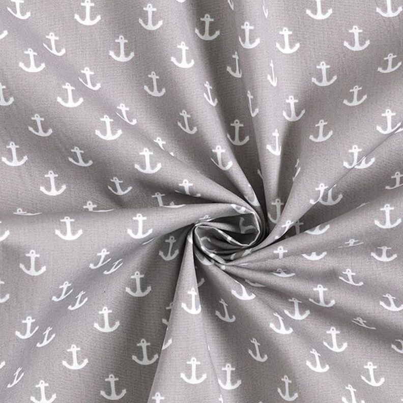 popeline Ancore – grigio,  image number 3