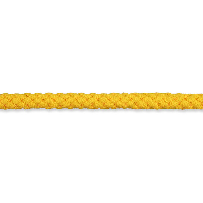 Cordoncino in cotone [Ø 7 mm] – giallo sole,  image number 2