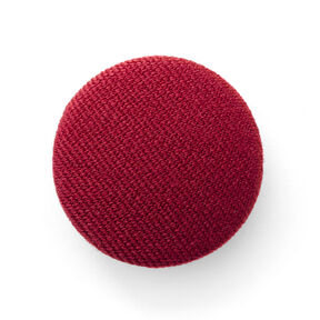Bottone rivestito, Gabardine Bi-stretch – rosso carminio, 