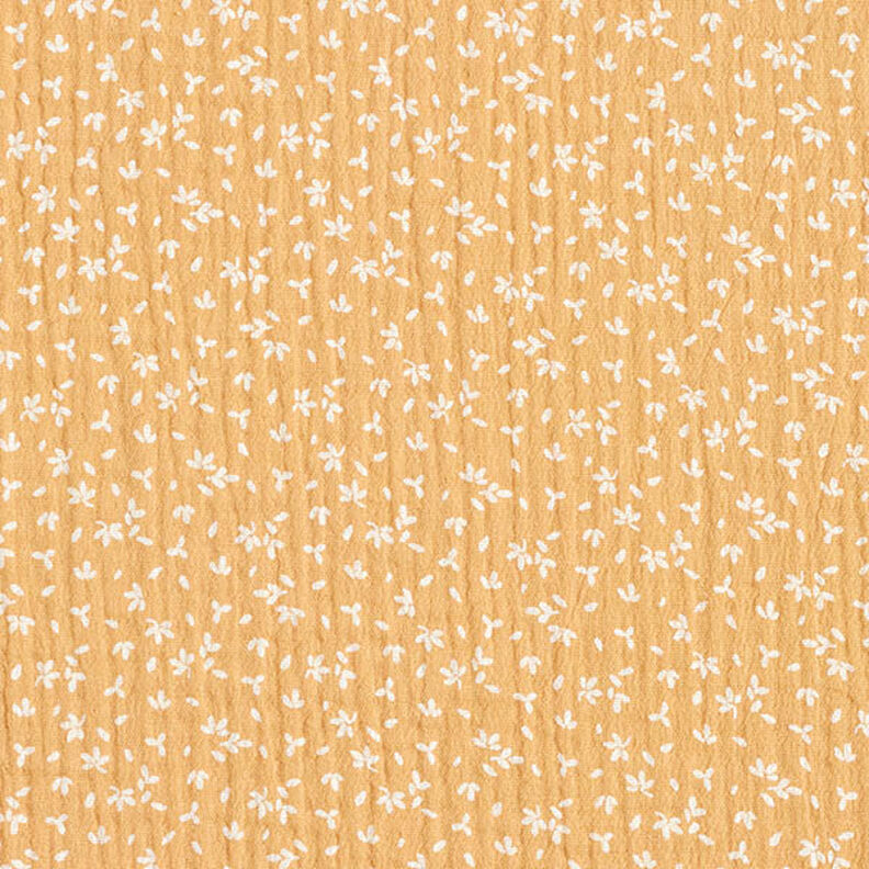 mussolina / tessuto doppio increspato Petali – oro anticato,  image number 1