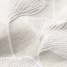 tessuto arredo Jacquard Grande ginkgo – grigio nebbia/avorio,  thumbnail number 5