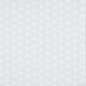 tessuto in cotone ricami a giorno Diamanti a fiorellini | Poppy Fabrics – bianco, 