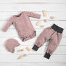 jersey di cotone Cuori e strisce – rosa antico chiaro,  thumbnail number 7