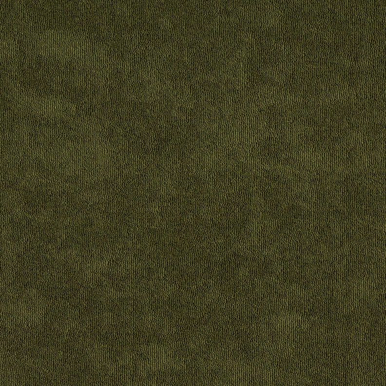 tessuto in spugna stretch tinta unita – verde oliva scuro, image number 4