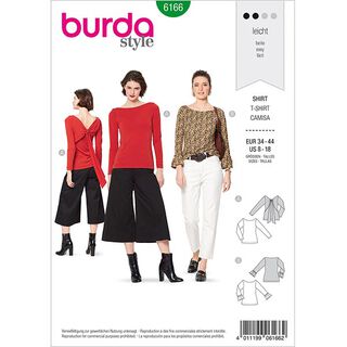 camicia, Burda 6166 | 34-44, 