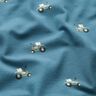 GOTS jersey di cotone Trattori stampa digitale – colore blu jeans,  thumbnail number 2