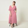 satin di cotone tinta unita – rosa antico scuro,  thumbnail number 6