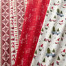 tessuto arredo tessuti canvas Auguri di Natale – rosso/bianco,  thumbnail number 5