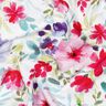 jersey di cotone Fiori estivi in stampa digitale – bianco/rosa fucsia acceso,  thumbnail number 2