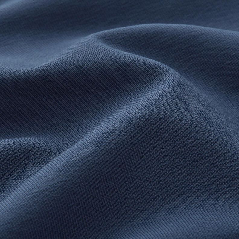 jersey di cotone medio tinta unita – blu oceano, image number 4