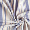 mussolina / tessuto doppio increspato righe tinte in filo | Poppy – bianco/blu marino,  thumbnail number 3