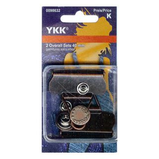 Kit fibbie overall 3 – marrone | YKK, 
