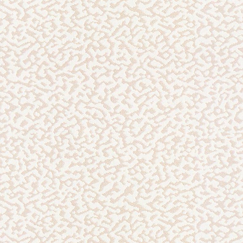 tessuto da rivestimento jacquard, motivo leopardato astratto, grande – crema/beige,  image number 1