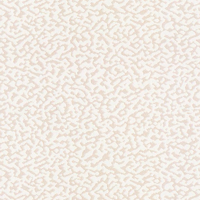 tessuto da rivestimento jacquard, motivo leopardato astratto, grande – crema/beige,  image number 1