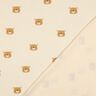 GOTS jersey di cotone orsi | Poppy Fabrics – bianco lana/marrone chiaro,  thumbnail number 4