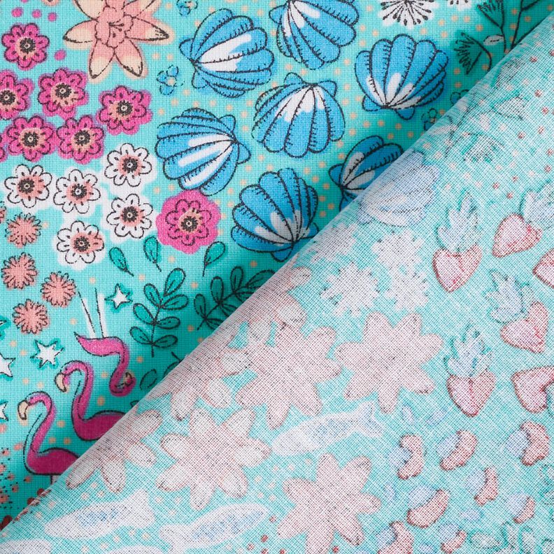 cotone rivestito Mix marittimo – azzurro, image number 4