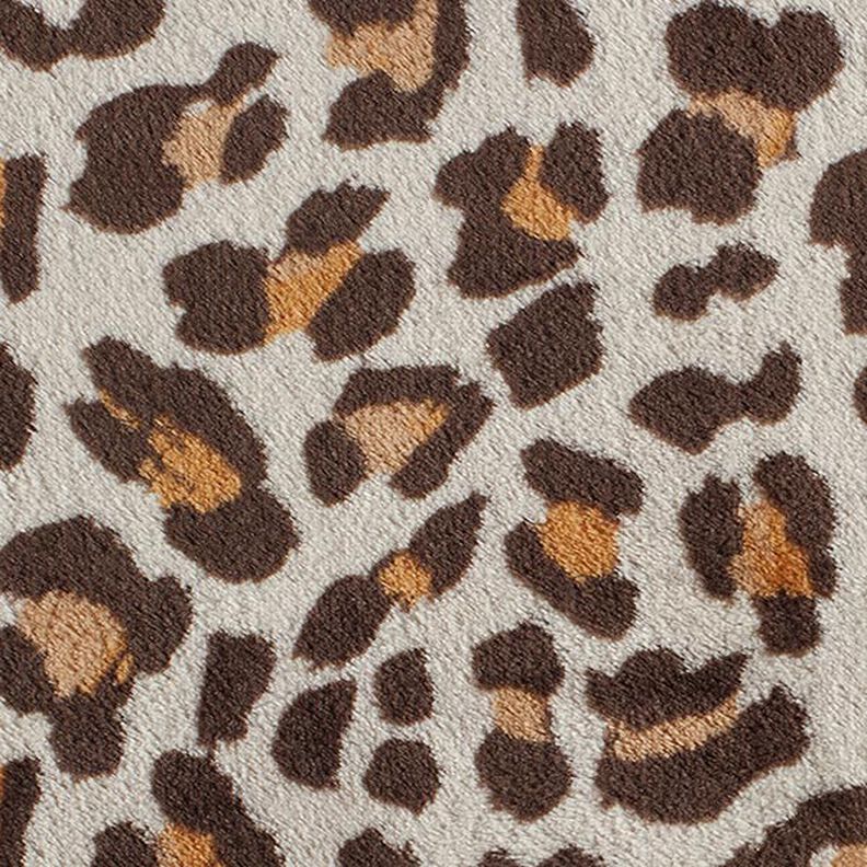 Morbido pile Grande leopardo – naturale/marrone nerastro,  image number 5