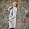 maglia jacquard garzata, gessato – grigio chiaro,  thumbnail number 7