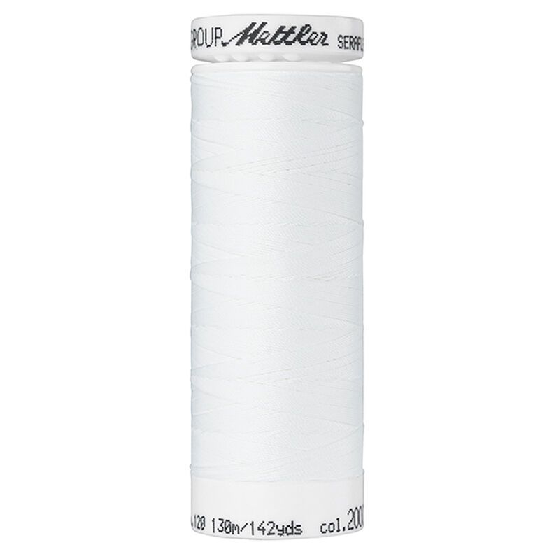Cucirino Seraflex per cuciture elastiche (2000) | 130 m | Mettler – bianco, image number 1