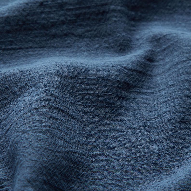 Tessuto di cotone con aspetto lino – blu reale,  image number 2