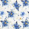 pile da montagna Stelle ad acquerello – naturale/indaco,  thumbnail number 1