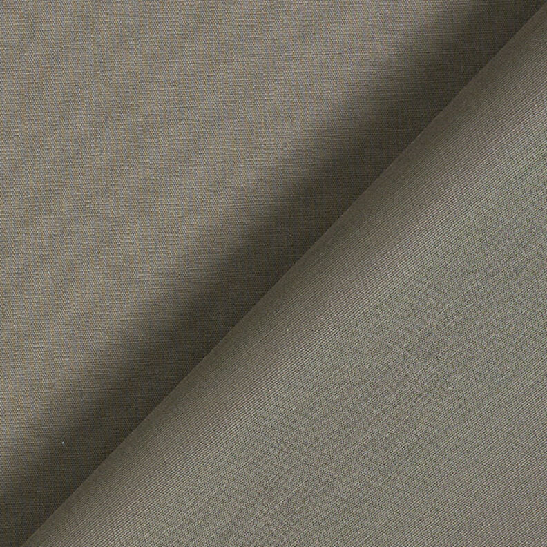 Tessuto in cotone elasticizzato, tinta unita – cachi,  image number 3
