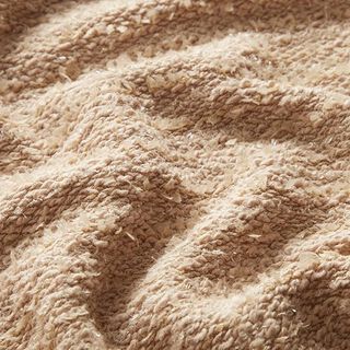 cotone maglia fine effetto glitterato – sabbia, 