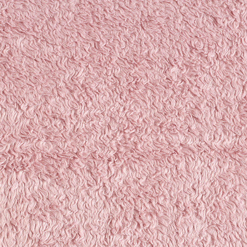 Sherpa in cotone tinta unita – rosa anticato,  image number 1