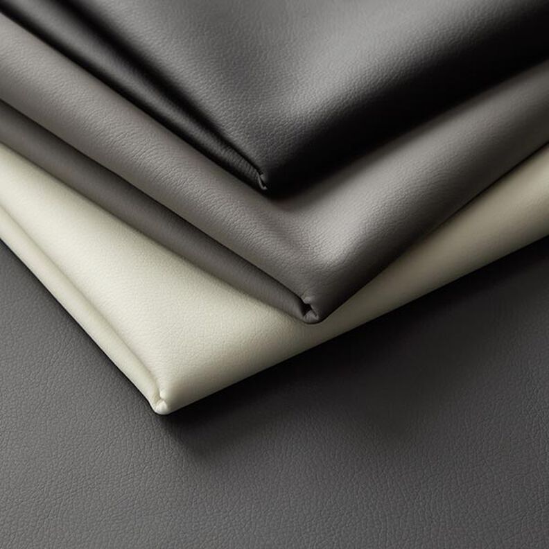 tessuto da tappezzeria similpelle aspetto naturale – grigio,  image number 4