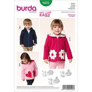 Giacca / Giacca con cappuccio, Burda 9425, 