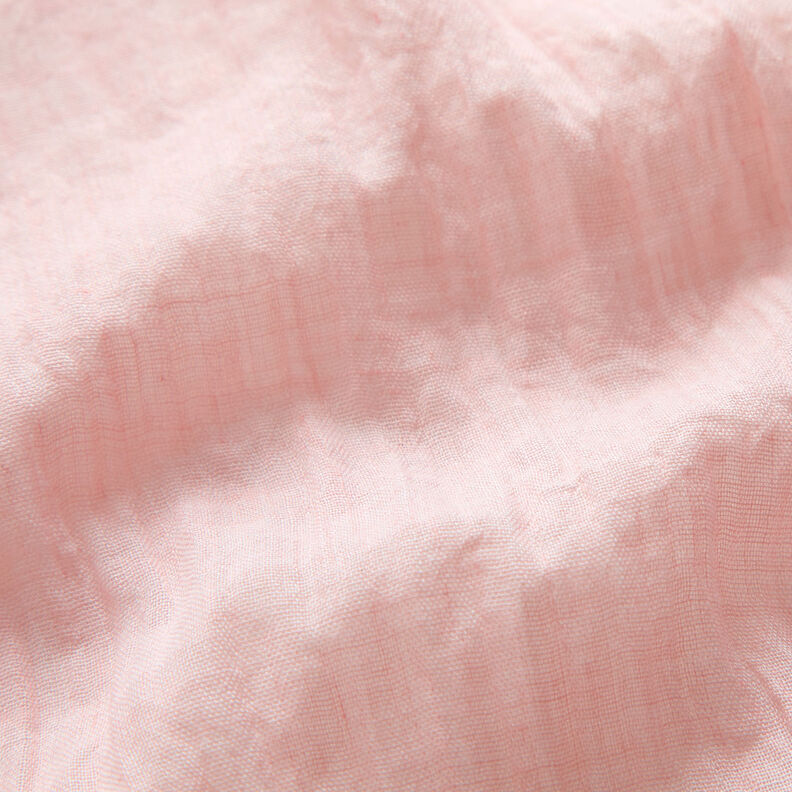 Voile Melange effetto stropicciato – rosa chiaro,  image number 2