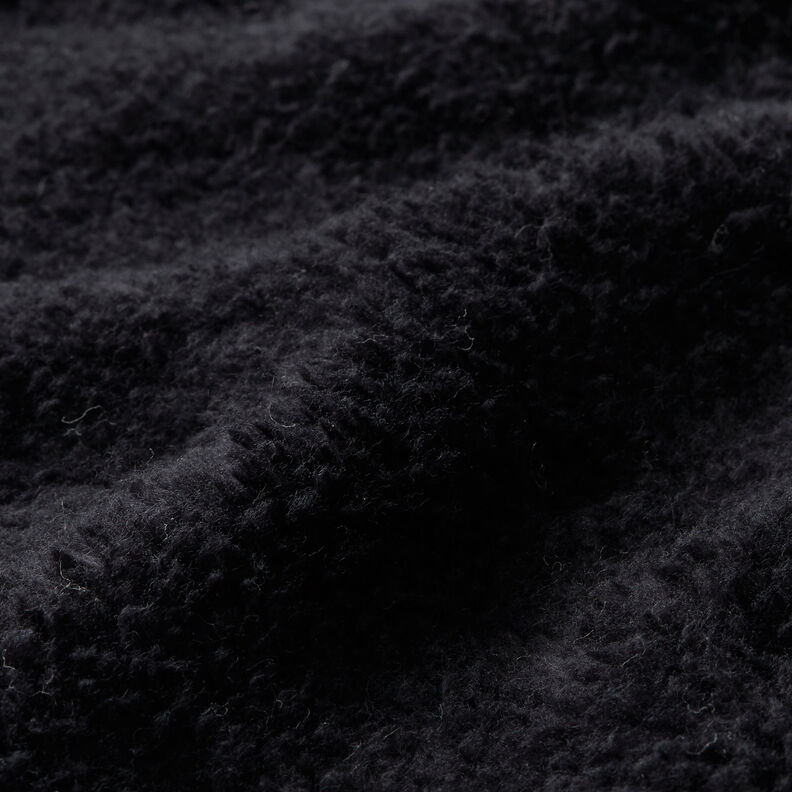 Sherpa Misto cotone tinta unita – nero, image number 2
