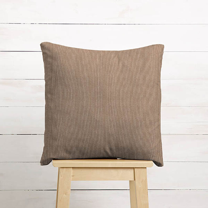 tessuto da tappezzeria velluto a costine – beige scuro,  image number 7