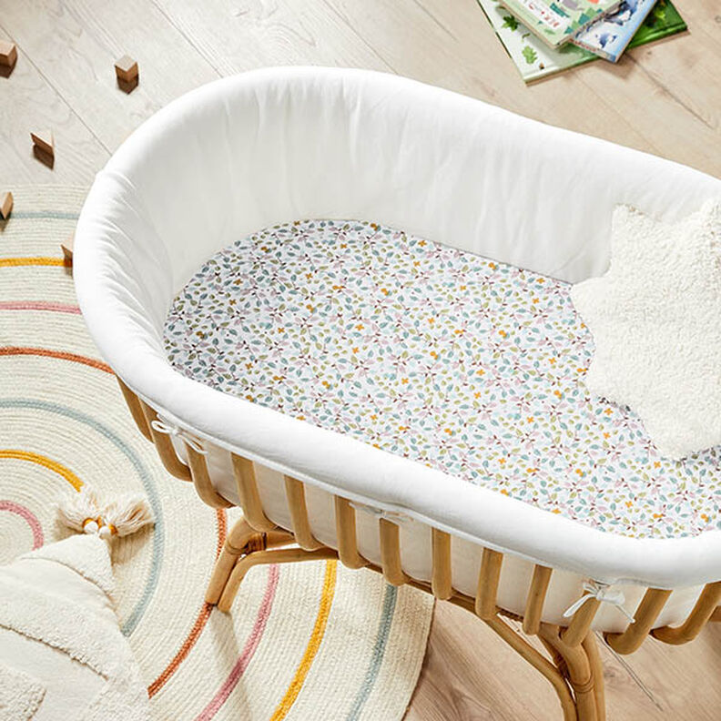 cretonne Piccoli rami – bianco, image number 6