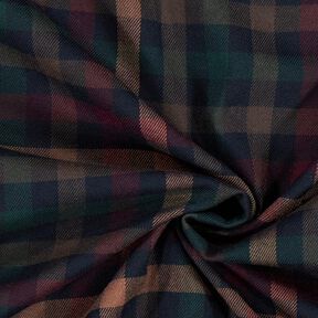 quadri scozzesi stretch – blu marino, 