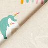 tessuto arredo mezzo panama paesaggio con unicorni,  thumbnail number 5