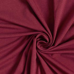 bambù jersey di viscosa tinta unita – rosso Bordeaux | Resto 50cm, 