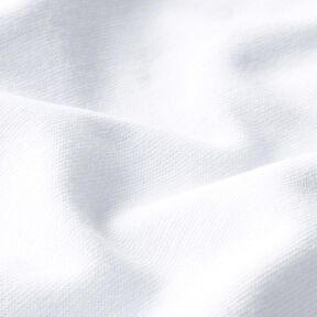 GOTS tessuto per bordi e polsini in cotone | Tula – bianco | Resto 70cm, 