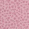 mussolina / tessuto doppio increspato piccoli tralci di fiori – rosa,  thumbnail number 1