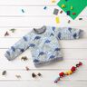 pile da montagna Dinosauri – naturale/colore blu jeans,  thumbnail number 5