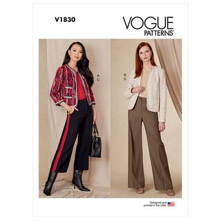 gonna pantalone, Vogue 1830 | 34-42, 